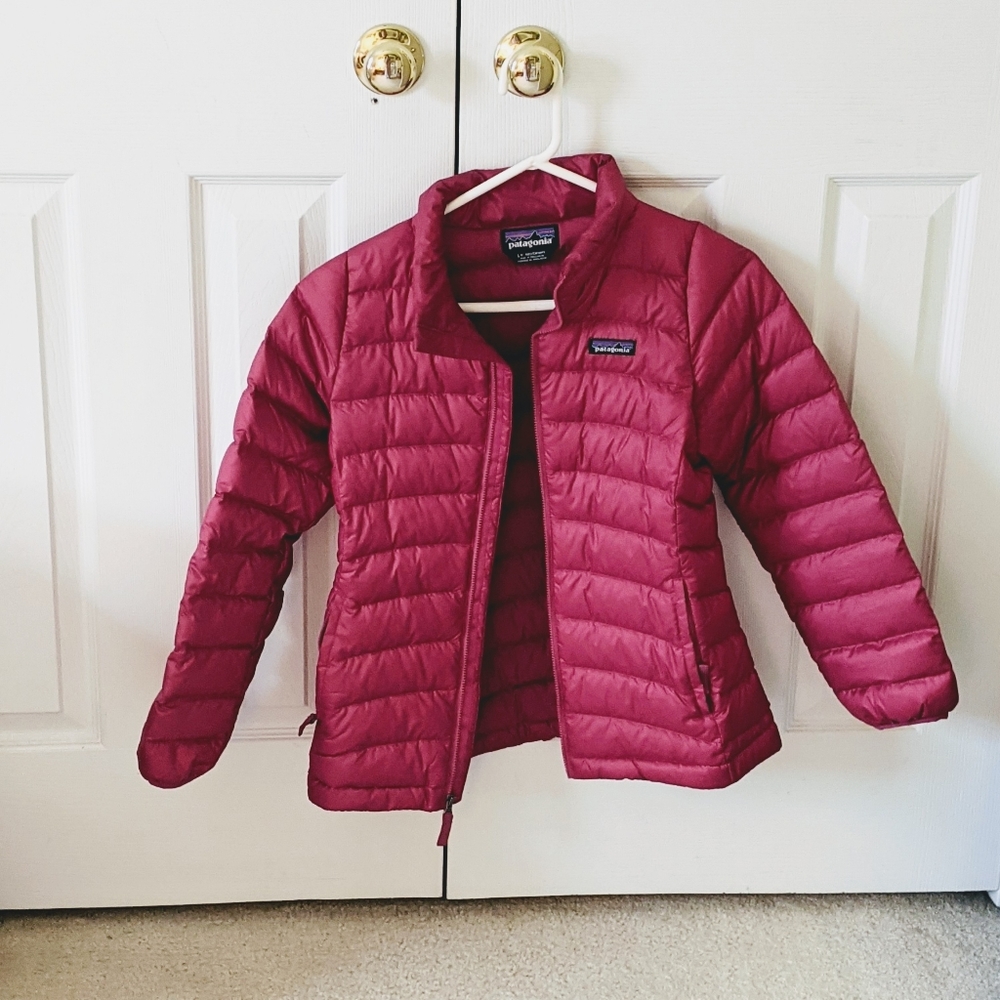 Patagonia Magenta Pink Nano Puffer Coat (Size L12 Kids fits like XS)